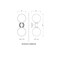 Z-Lite Laurent Outdoor Wall, 2-Light, 8 In.W x 9 In.L x 21 In.H, Black/Clear Seedy 599M2-BK - alternate 6